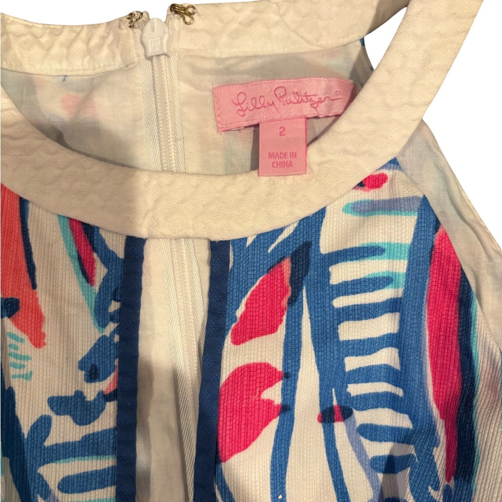 Lilly Pulitzer Blue and Pink Striped Dress - Picture 4 of 4